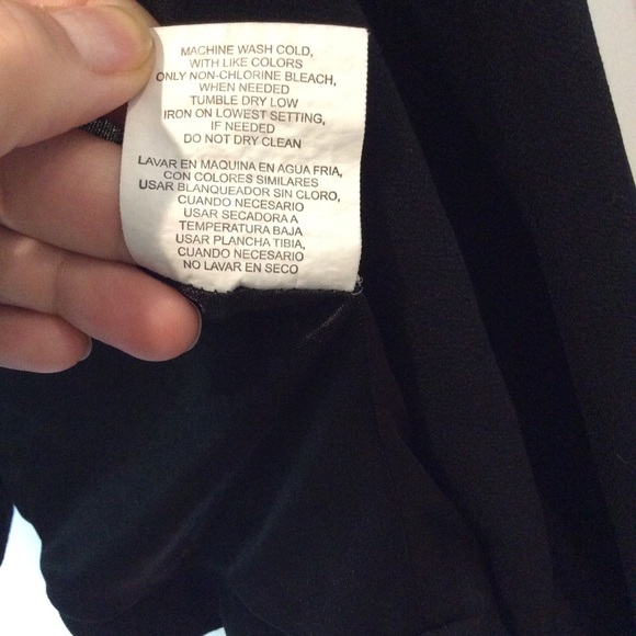 Sequin hearts Black peplum jacket/ open cardigan - Picture 5 of 9